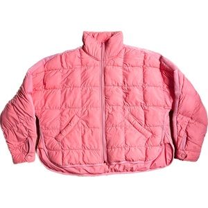 Free People Pippa Packable Puffer Bright Pink XS